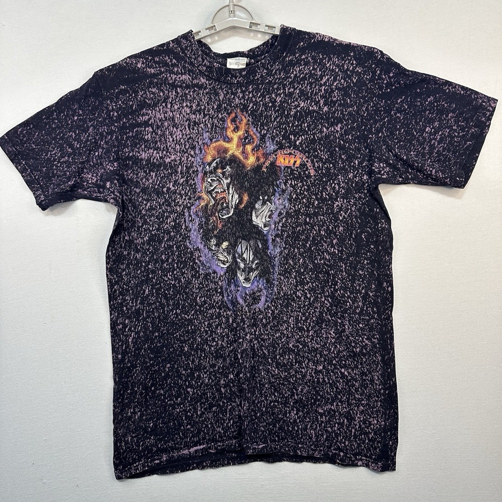 Vintage‎ 1998 Kiss Psycho Circus T Shirt Size XL Acid Wash Tour Shirt